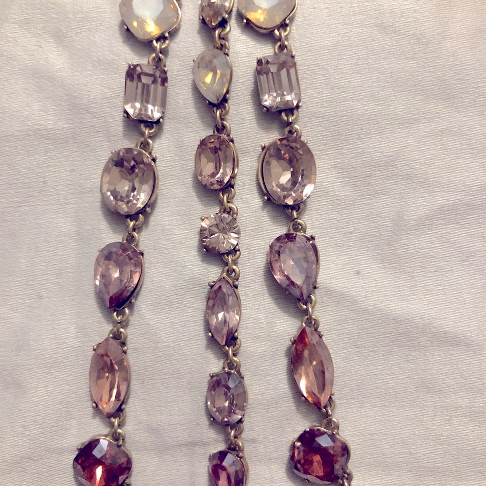 New LOFT Rhinestone Necklace - Picture 2 of 6